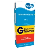 Hidroclorotiazida 25 Mg C/30 Cpr Hidroclorotiazida 25 Mg C/30 Cpr