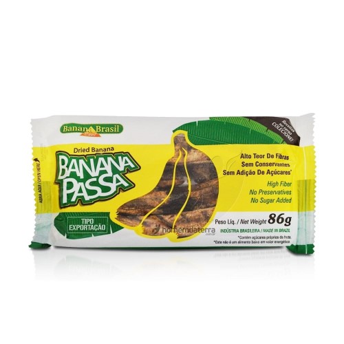 Banana Passa Banana Brasil Sem Adição De Açúcar 86g