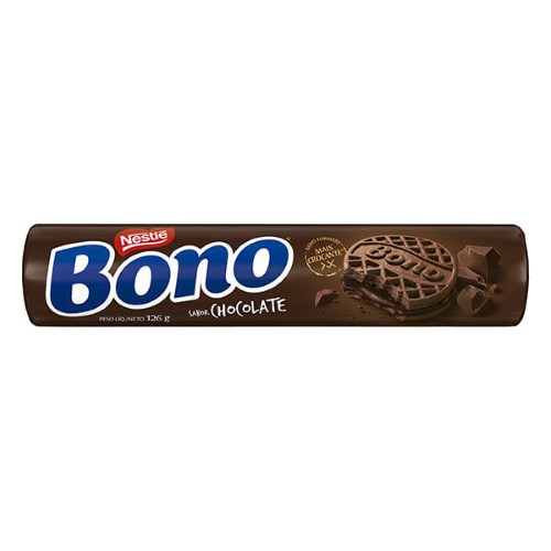Biscoito Nestlé Bono Recheado Chocolate 126g