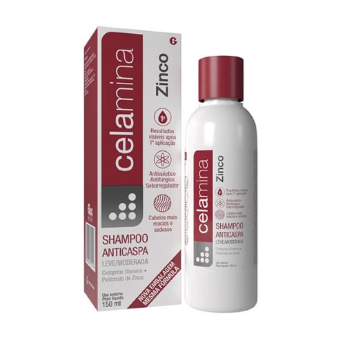 Shampoo Glenmark Celamina Zinco Anticaspa 150ml