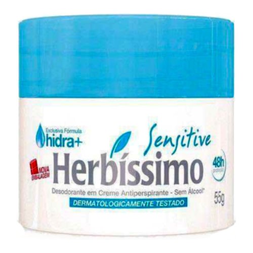 Herbissimo Creme Desodorante 55g Sensitive