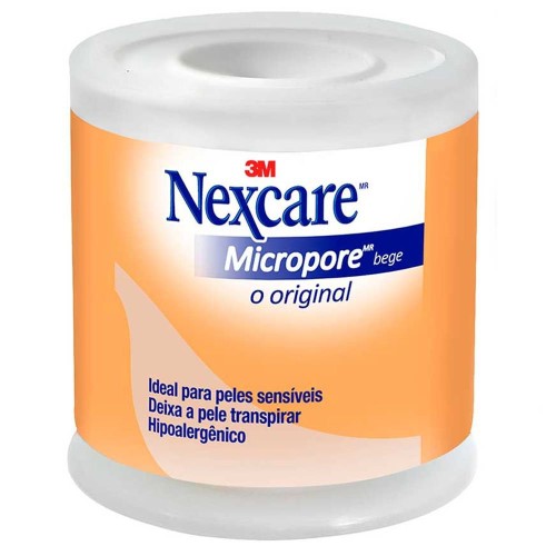 Fita Micropore Nexcare Bege 50mm X 4,5m 1 Unidade