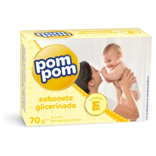 Sabonete Infantil Glicerinado Pom Pom 70g