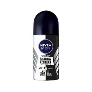 Desodorante Nivea Antitranspirante Roll On Invisible For Black & White 50ml