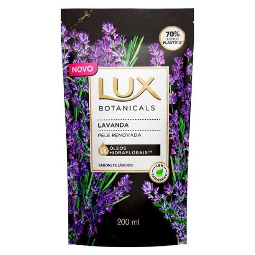 Sabonete Líquido Lux Botanicals Lavanda Refil 200ml