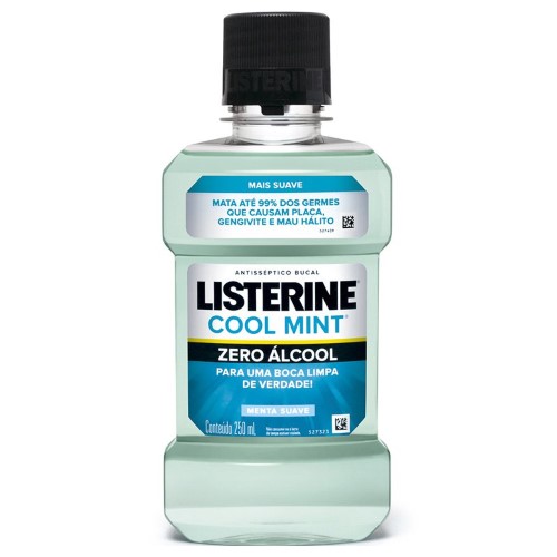Antisséptico Bucal Listerine Cool Mint Zero Álcool 250ml
