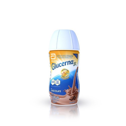 Suplemento Nutricional Glucerna Sr Sabor Chocolate 4 Unidades De 200ml