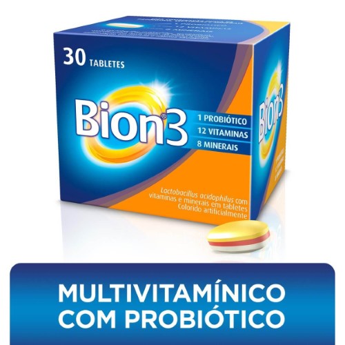 Complexo Vitamínico Bion 3 Merck 30 Tabletes