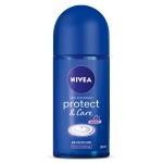 Desodorante Antitranspirante Roll On Nivea Protect & Care 50ml