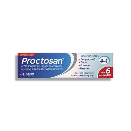 Proctosan 20g Pomada C/ 6 Aplicadores