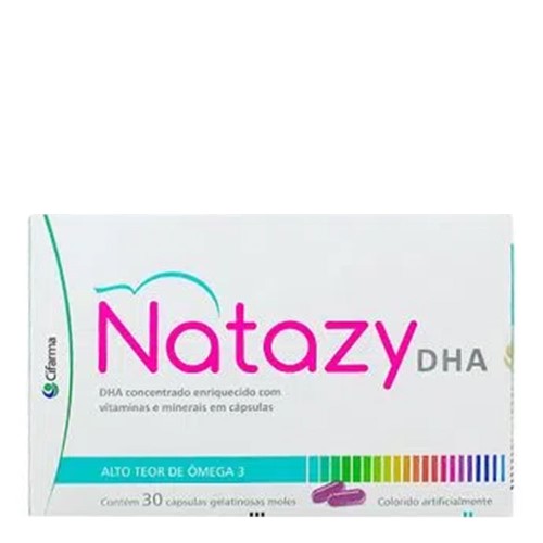 Suplemento Vitaminico Natazy Dha 30 Cápsulas Gelatinosas Moles