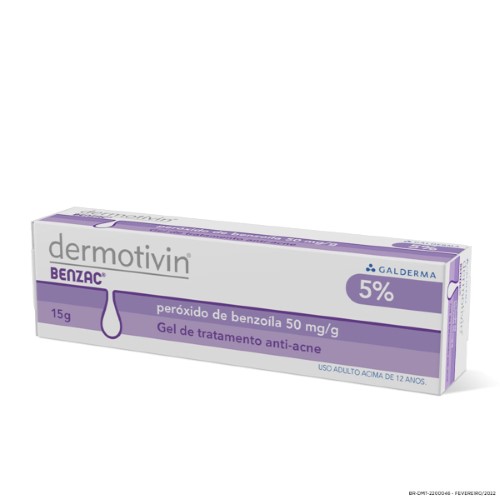 Dermotivin Benzac Galderma Gel De Tratamento Anti-Acne 15g