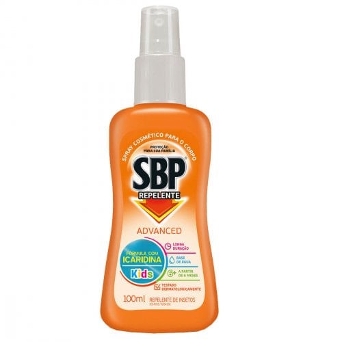 Repelente Spray Sbp Kids Advanced 100ml