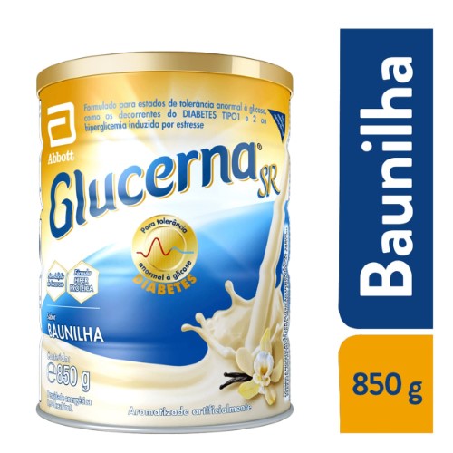Suplemento Nutricional Glucerna Sr Pó Sabor Baunilha 850g