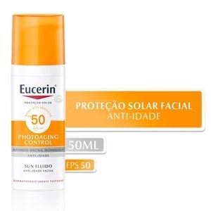 Protetor Solar Facial Eucerin Photoaging Control Sun Fluido Fps50 50ml