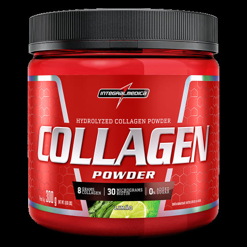 Collagen Powder Integralmédica Limão 300g
