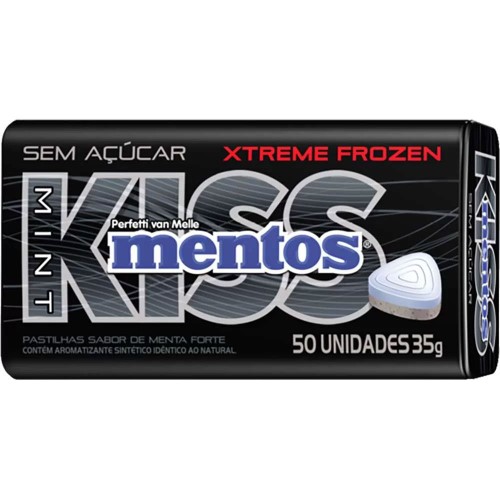 Balas Kiss Xtreme Frozen Mentos 35g