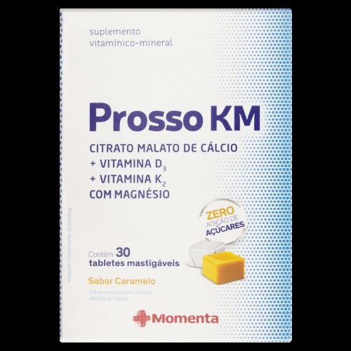 Suplemento Vitamínico Momenta Prosso Km 30 Tabletes Mastigáveis