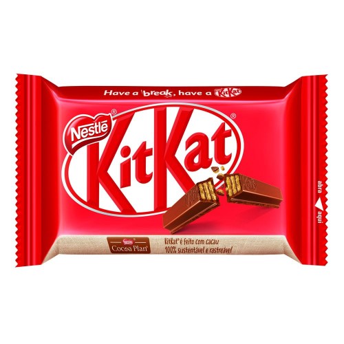 Chocolate Nestlé Kit Kat 4 Fingers Ao Leite 41,5g