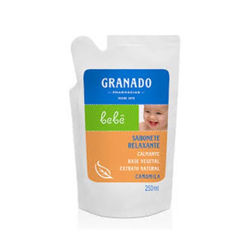 Refil Sabonete Líquido Granado Bebê Relaxante Camomila 250ml
