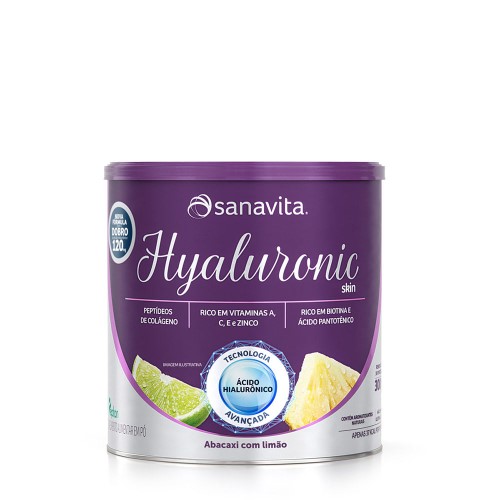 Hyaluronic Sanavita Abacaxi Com Limão 300 G