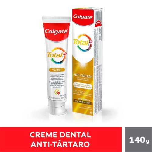 Creme Dental Colgate Total 12 Anti Tártaro 140g