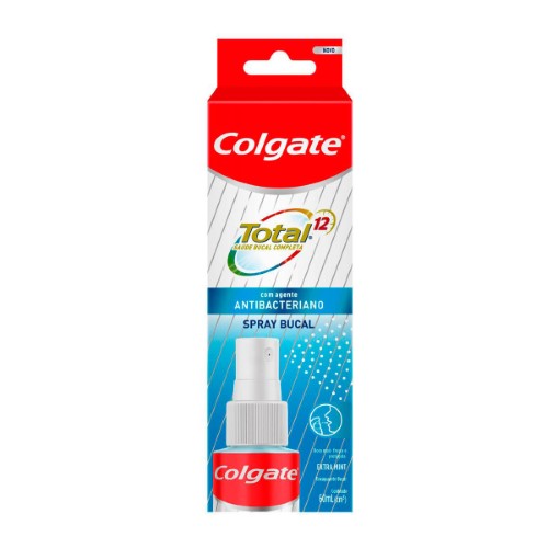Spray Bucal Antibacteriano Colgate Total 12 Extra Mint 60ml