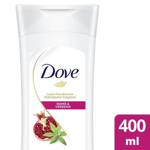 Loção Desodorante Hidratante Corporal Dove Cítrica Romã & Verbena 400ml