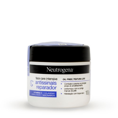 Creme Facial Neutrogena Face Care Intensive Antissinais Reparador 100g