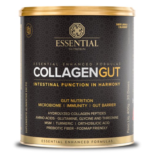 Collagen Gut Laranja Essential Nutrition 400g