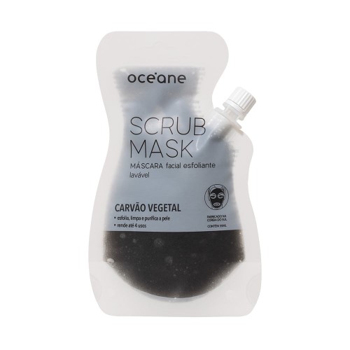 Máscara Facial Oceane Carvão Vegetal Scrub 35ml