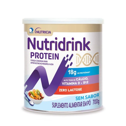 Suplemento Alimentar Em Pó Nutridrink Protein Sem Sabor 700g **