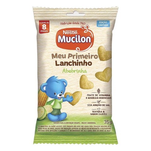 Biscoito Mucilon Snack Abobrinha 35g