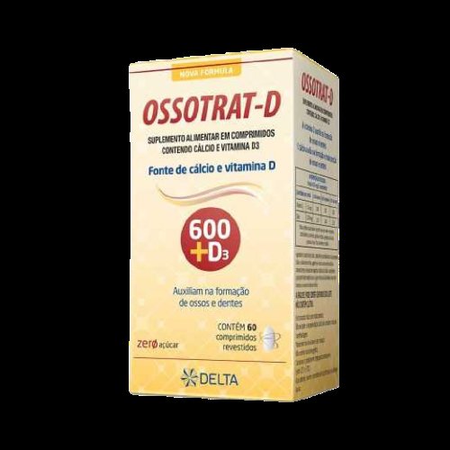Suplemento Alimentar Delta Ossotrat D 60 Comprimidos