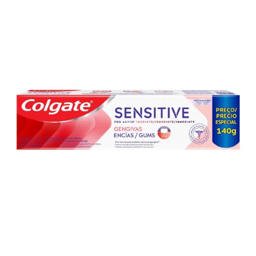 Creme Dental Colgate Sensitive Pro Alivio Imediato Gengivas 140g