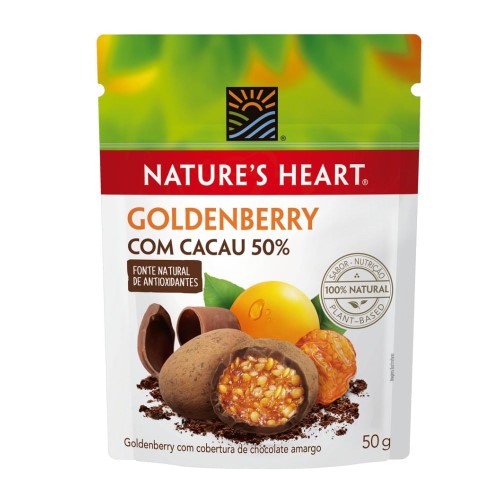 Snack Natures Heart Goldenberry Com Cacau 50g
