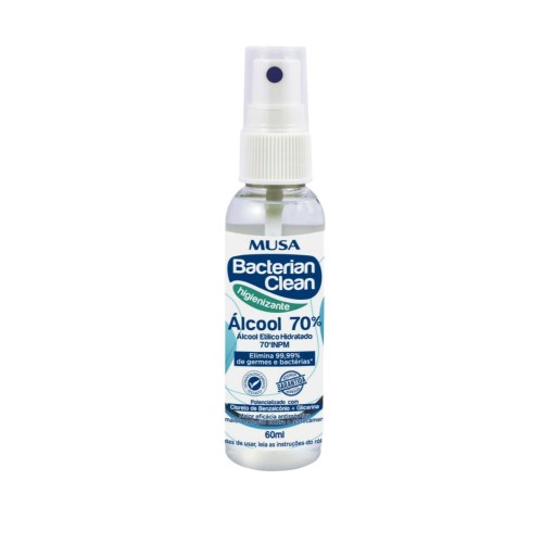 Álcool 70% Musa Bacterian Clean Spray 60ml