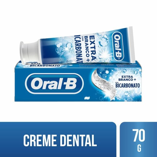Creme Dental Oral-B Anticaries Com Bicarbonato 70g