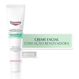 Creme Facial Eucerin Dermopure Oil Control Ação Renovadora Intensa 40ml