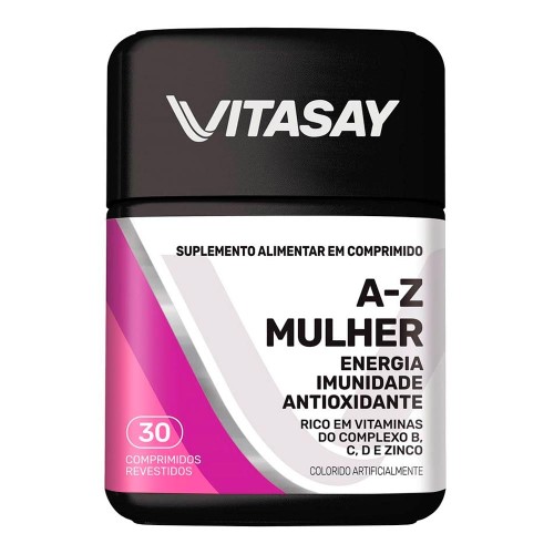 Suplemento Alimentar Vitasay A-Z Mulher 30 Comprimidos Revestidos