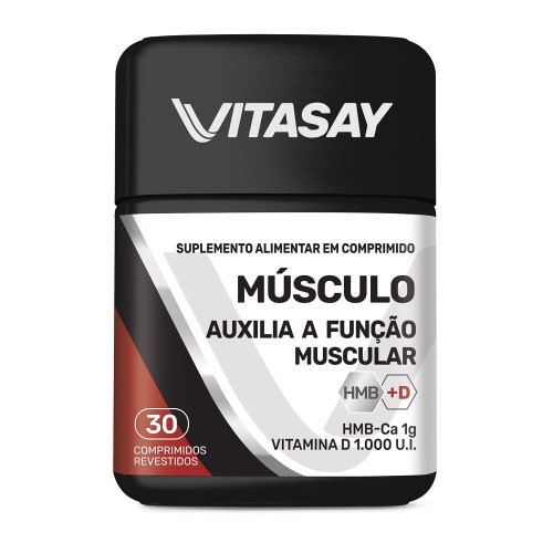Suplemento Alimentar Vitasay Músculo 30 Comprimidos Revestidos