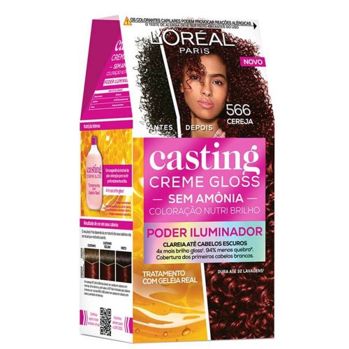 Tintura Loréal Casting Creme Gloss 566 - Cereja 230g