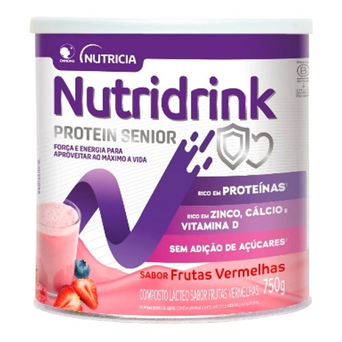 Composto Lácteo Nutridrink Protein Senior Frutas Vermelhas 380g