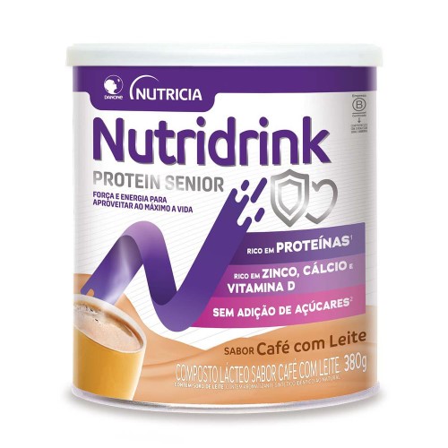 Composto Lácteo Nutridrink Protein Senior Café Com Leite 380g