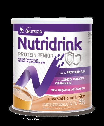 Composto Lácteo Nutridrink Protein Senior Café Com Leite 750g
