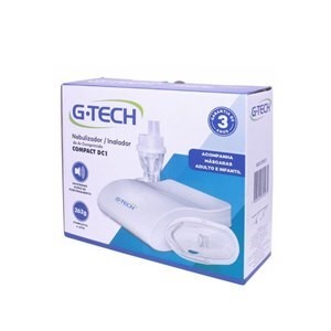 Nebulizador E Inalador De Ar Comprimido G-Tech Compact Dc1 Adulto E Infantil