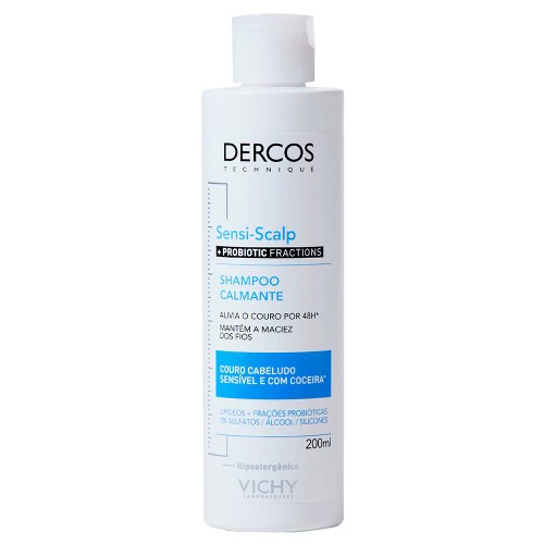 Shampoo Calmante Vichy Dercos Sensi - Scalp Probiotic 200ml