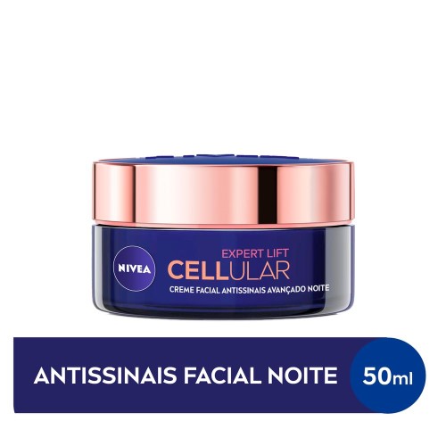 Creme Facial Antissinais Nivea Expert Lift Cellular Avançado Noite 50ml