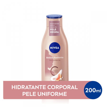 Hidratante Corporal Nivea Beleza Radiante Pele Uniforme 200ml **