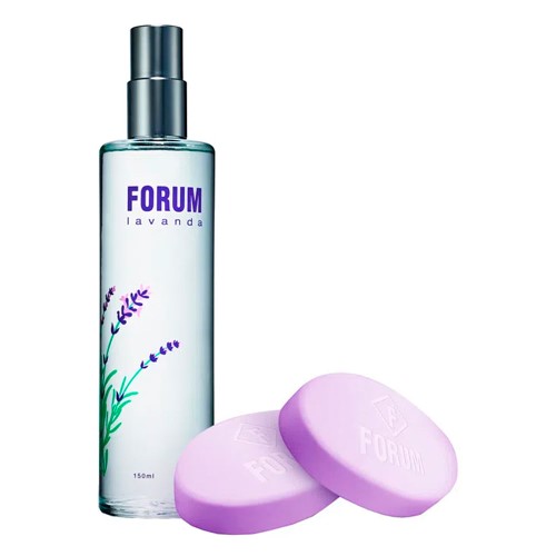 Forum Lavanda Forum - Feminino - Deo Colônia - Perfume + Sabonetes